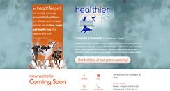 Desktop Screenshot of healthierpet.com